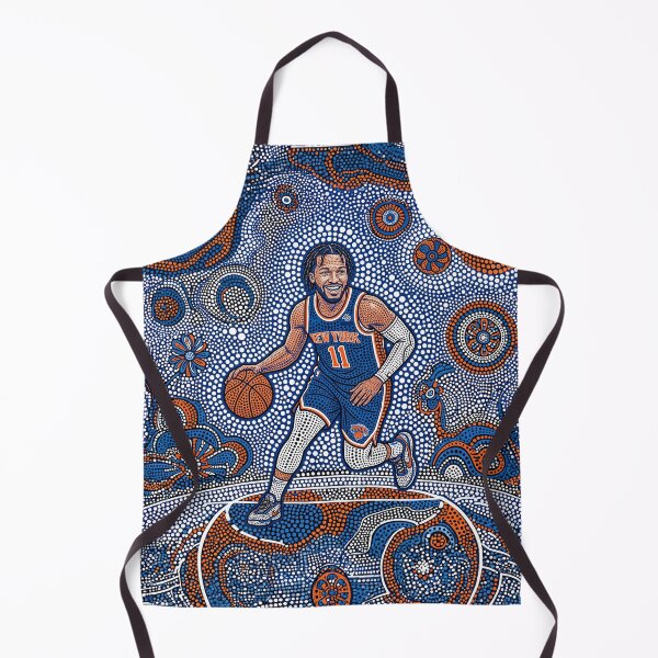 Item preview, Jalen Brunson NY Knicks Abstract Art Portrait designed and sold by Home Decor Art.