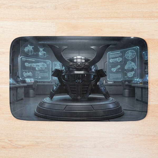 Item preview, Cyber Samurai Vision – Futuristic Lab & Tech Aura designed and sold by FotoworldEdel.