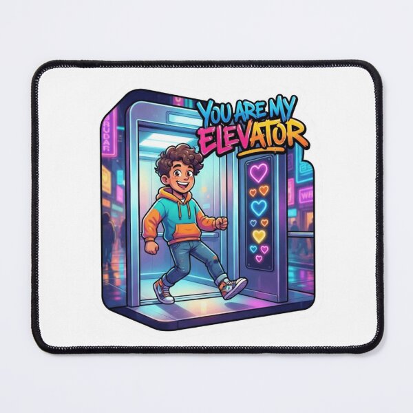 Item preview, You Are My Elevator Love Sticker designed and sold by Imaginarium of Chaos falcon88 .