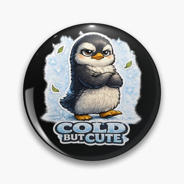 Item preview, Cold But Cute Funny Penguin Cute Animal Meme Design designed and sold by lazygum.