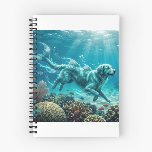 Item preview, Mythical Golden Sea Retriever Art designed and sold by Alta-store.