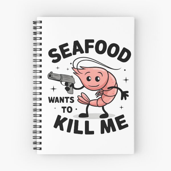 Item preview, Seafood wants to kill me - Seafood allergy awareness designed and sold by BobaTeeStore.