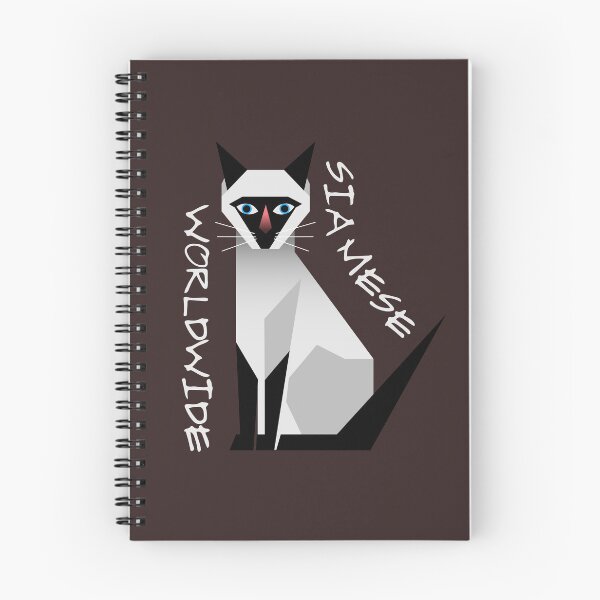 Item preview, Siamese cat designed and sold by UglyCattt.