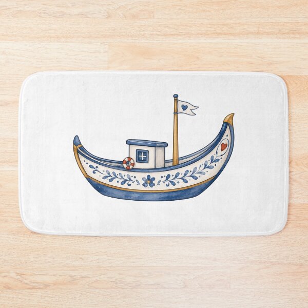 Item preview, Traditional Portuguese Fishing Boat designed and sold by Little Sardine Studio.
