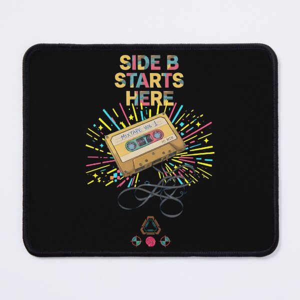 Item preview, Side B Starts Here – Nostalgic Mixtape Cassette Art designed and sold by m-yoga-store.
