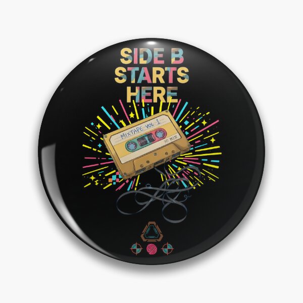 Item preview, Side B Starts Here – Nostalgic Mixtape Cassette Art designed and sold by m-yoga-store.