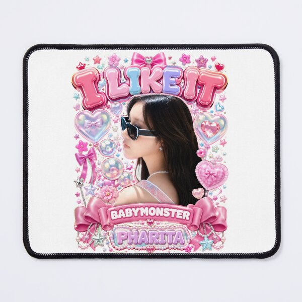 Item preview, Pharita BABYMONSTER Ethereal Bubblegum Pop Kpop Art designed and sold by Valereekmerch.