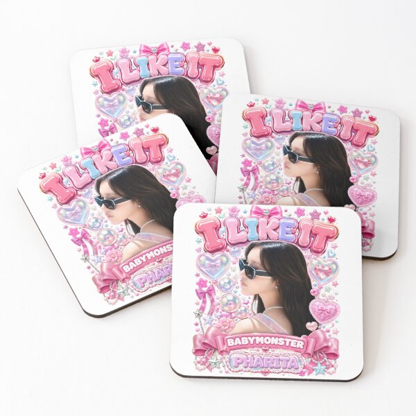 Item preview, Pharita BABYMONSTER Ethereal Bubblegum Pop Kpop Art designed and sold by Valereekmerch.