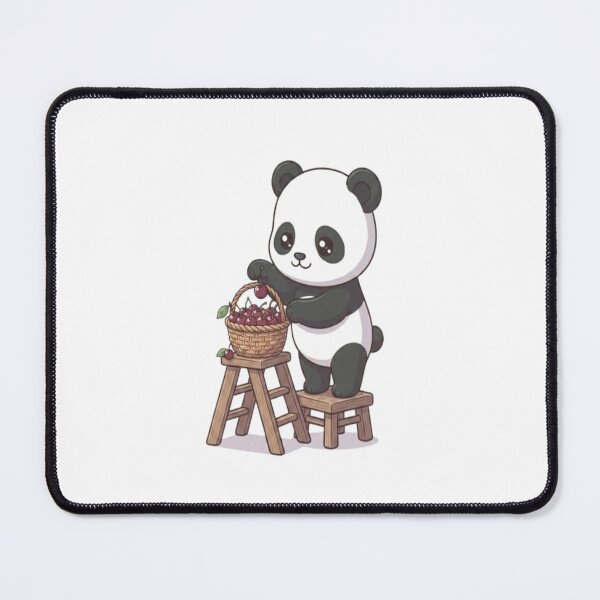Item preview, Cute Panda Picking Fresh Cherries designed and sold by Ella_Sketch.