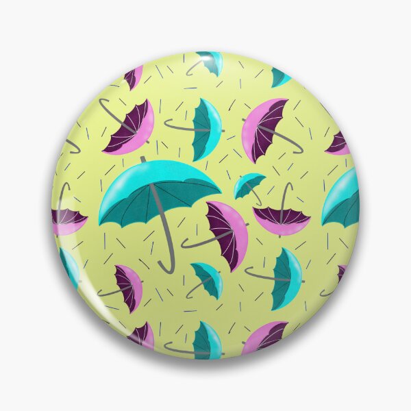 Item preview, Playful umbrella & rain seamless pattern  designed and sold by RuwaDesignArt.