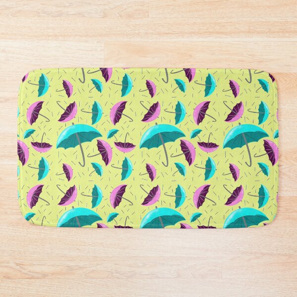 Item preview, Playful umbrella & rain seamless pattern  designed and sold by RuwaDesignArt.