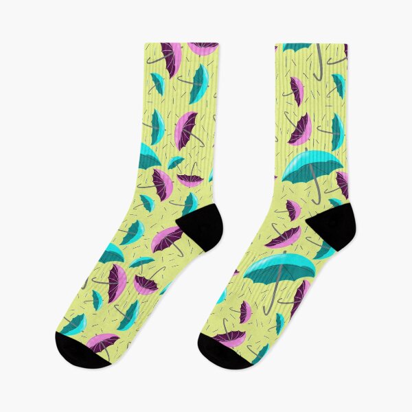 Item preview, Playful umbrella & rain seamless pattern  designed and sold by RuwaDesignArt.