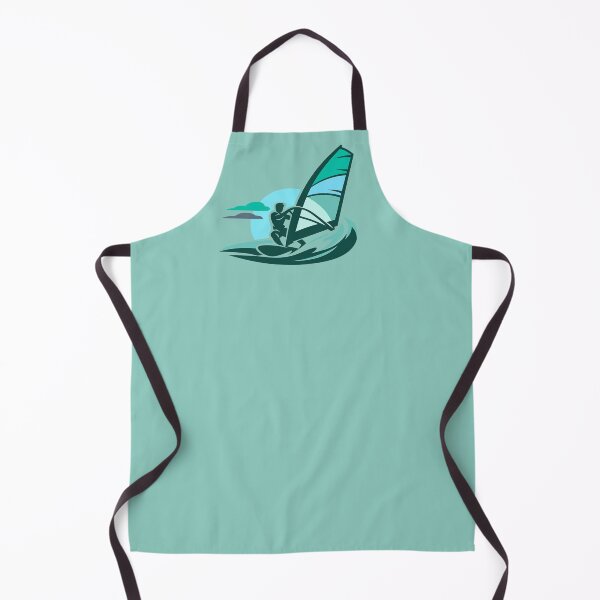 Item preview, Sea Vibes - Green Windsurfer Sunset designed and sold by SilentPowerArt.