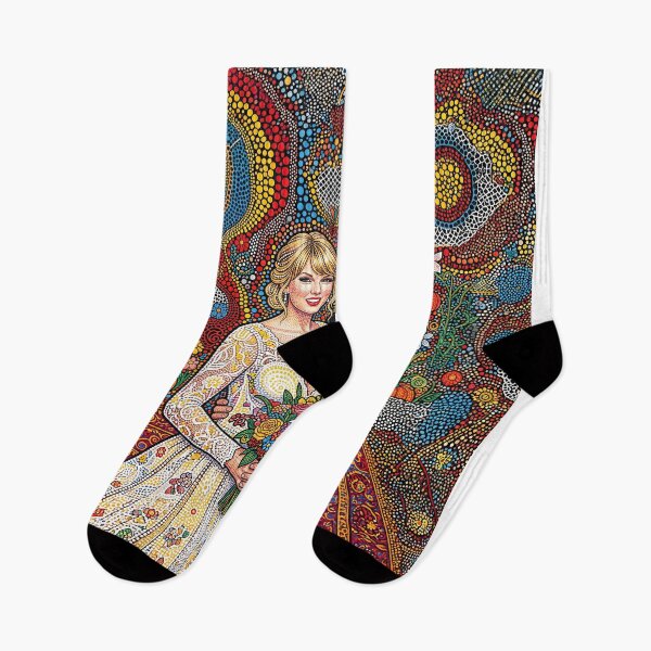 Item preview, Taylor Swift Travis Kelce Abstract Art Portrait designed and sold by Home Decor Art.