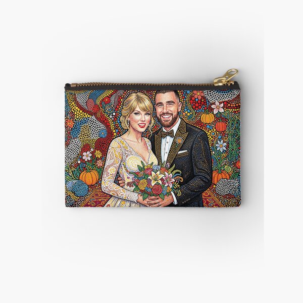 Item preview, Taylor Swift Travis Kelce Abstract Art Portrait designed and sold by Home Decor Art.
