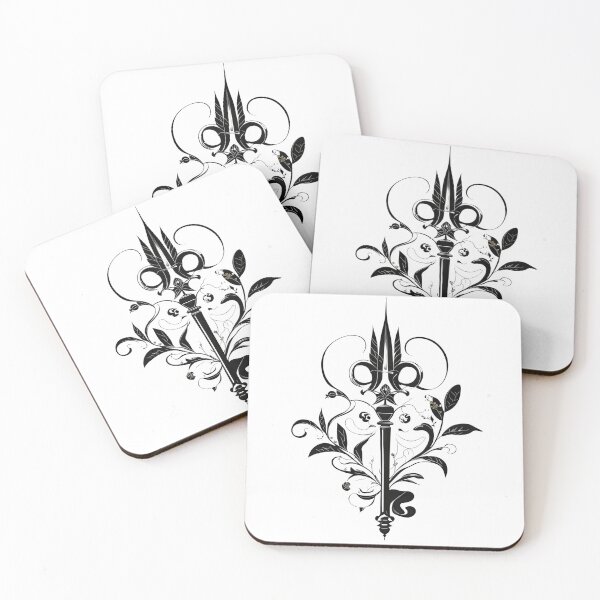Item preview, Elegant Fleur-de-Lis Sword with Botanical Flourish Vector Illustration designed and sold by Artisan Finds Online.