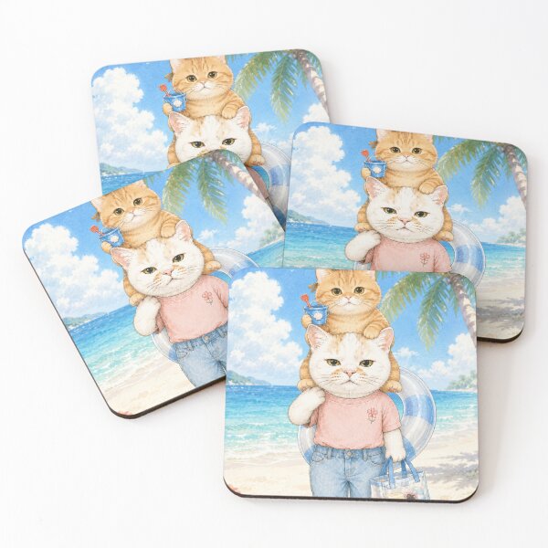 Item preview, Cats' Beach Adventure designed and sold by Komatoya.