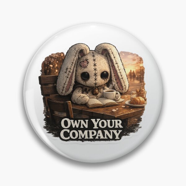 Item preview, Own Your Company | Rooki The Solo Rabbit | Finding Peace in Your Own Presence designed and sold by reanacreations.