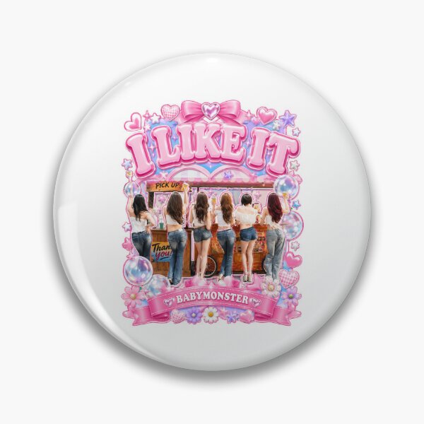 Item preview, I Like It BABYMONSTER Retro Y2K Arcade Kpop Design designed and sold by Valereekmerch.