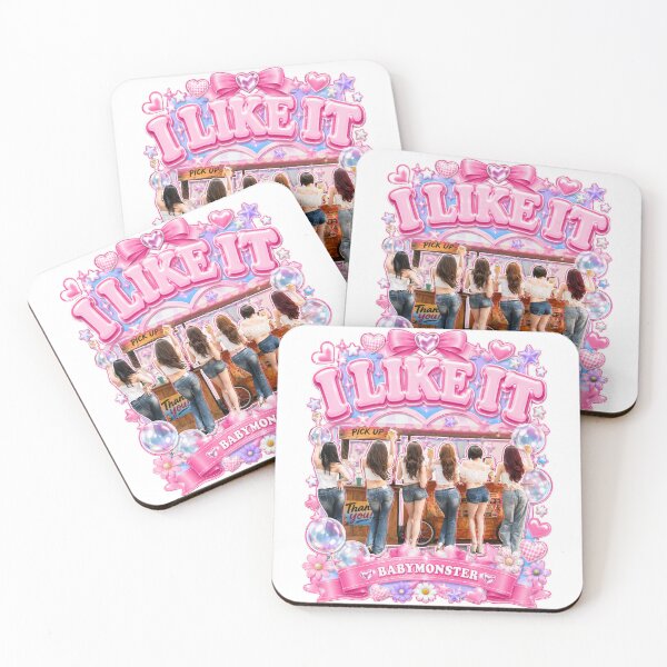 Item preview, I Like It BABYMONSTER Retro Y2K Arcade Kpop Design designed and sold by Valereekmerch.