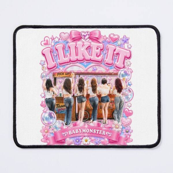 Item preview, I Like It BABYMONSTER Retro Y2K Arcade Kpop Design designed and sold by Valereekmerch.