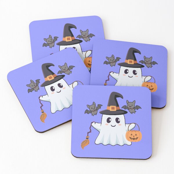 Item preview, Witch Ghost Halloween Kawaii Design designed and sold by Madhav Creations Studio.