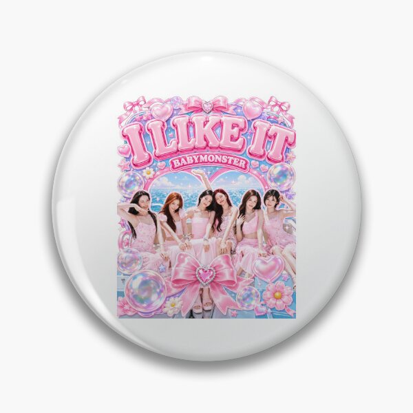 Item preview, BABYMONSTER I Like It Era Pink and Blue Pop Art designed and sold by Valereekmerch.