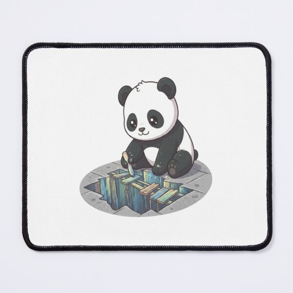 Item preview, Cute Panda Drawing Chalk Art designed and sold by Ella_Sketch.