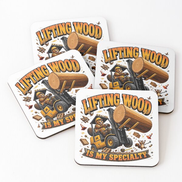 Item preview, Lifting Wood Is My Specialty Funny Beaver T-Shirt designed and sold by Cavalier-org.