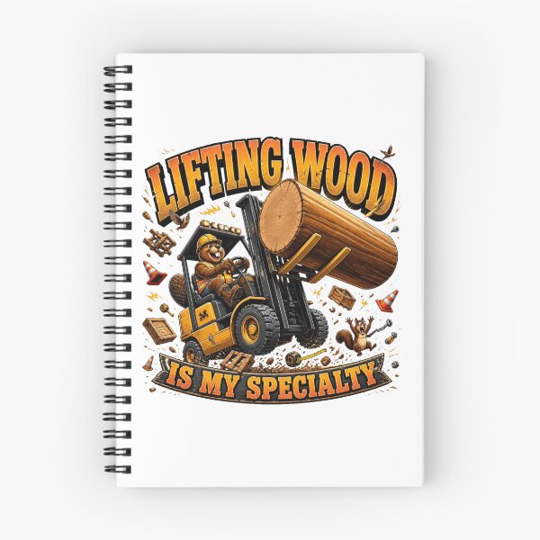 Item preview, Lifting Wood Is My Specialty Funny Beaver T-Shirt designed and sold by Cavalier-org.