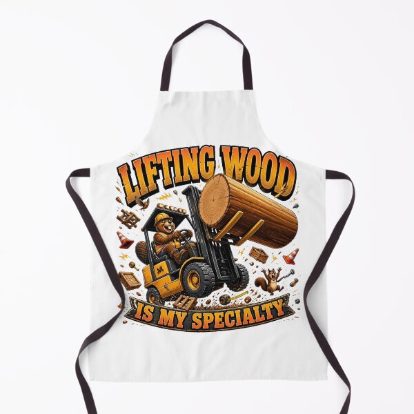 Item preview, Lifting Wood Is My Specialty Funny Beaver T-Shirt designed and sold by Cavalier-org.