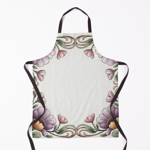 Item preview, Mucha Style Ornamental Floral Frame Pattern | Art Nouveau Botanical Decorative Print designed and sold by Tamas Das.