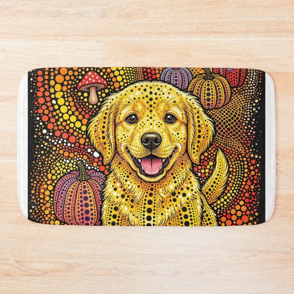 Item preview, Golden Retriever Puppy Abstract Art Portrait designed and sold by Home Decor Art.