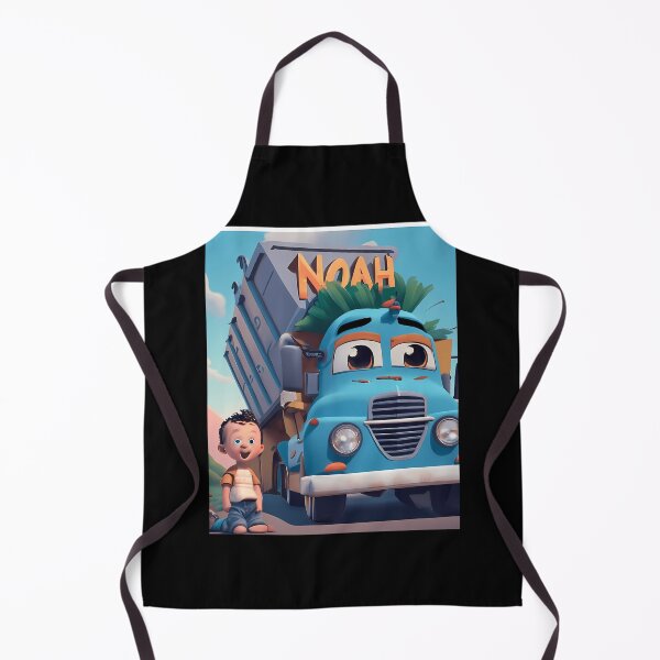 Item preview, Happy Blue Dump Truck and Little Kid Outdoor Scene designed and sold by Somerbej.