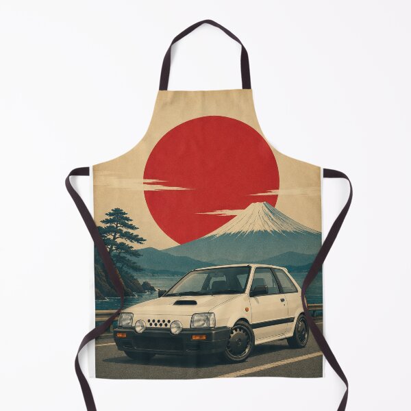 Item preview, Retro Japanese Hot Hatch – Late 80s Compact Super Turbo designed and sold by Traceursniper.