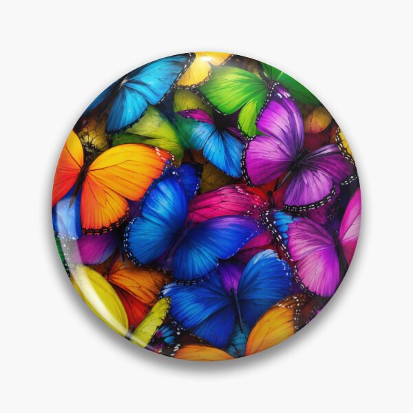 Item preview, Vibrant Rainbow Butterfly Pattern designed and sold by 0606PM.