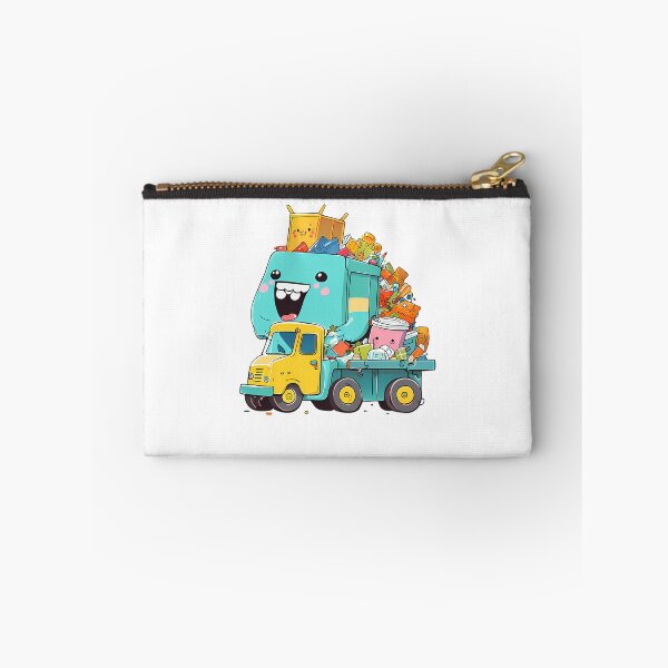 Item preview, Cute Garbage Filled With Colorful Recyclable Items designed and sold by Somerbej.