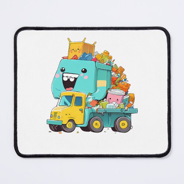 Item preview, Cute Garbage Filled With Colorful Recyclable Items designed and sold by Somerbej.