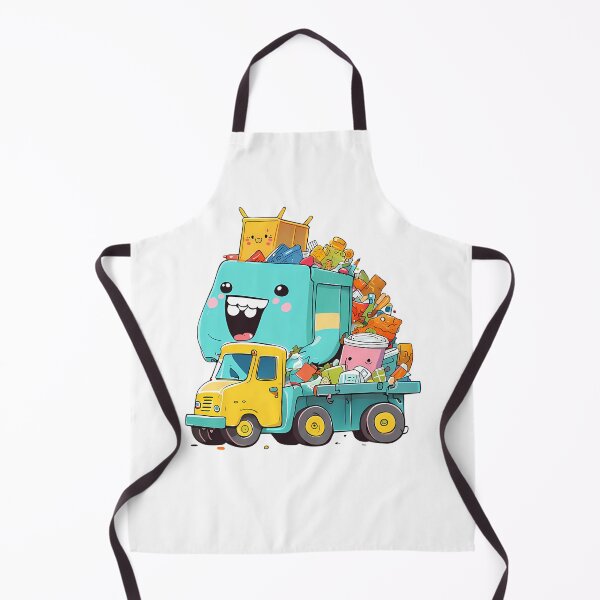 Item preview, Cute Garbage Filled With Colorful Recyclable Items designed and sold by Somerbej.