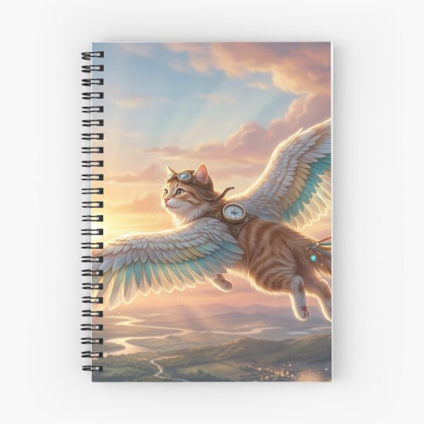 Item preview, Majestic Celestial Winged Cat Aviator designed and sold by Alta-store.