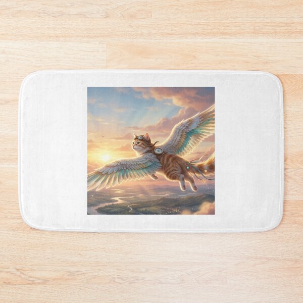 Item preview, Majestic Celestial Winged Cat Aviator designed and sold by Alta-store.