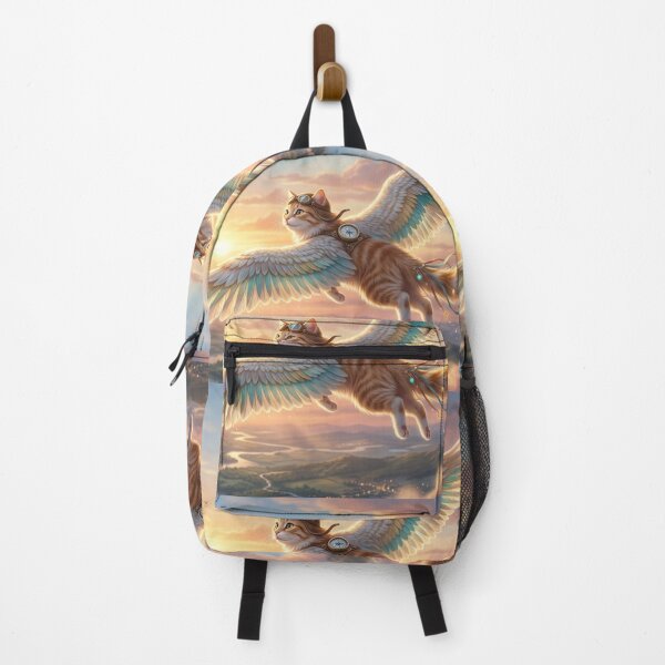 Item preview, Majestic Celestial Winged Cat Aviator designed and sold by Alta-store.