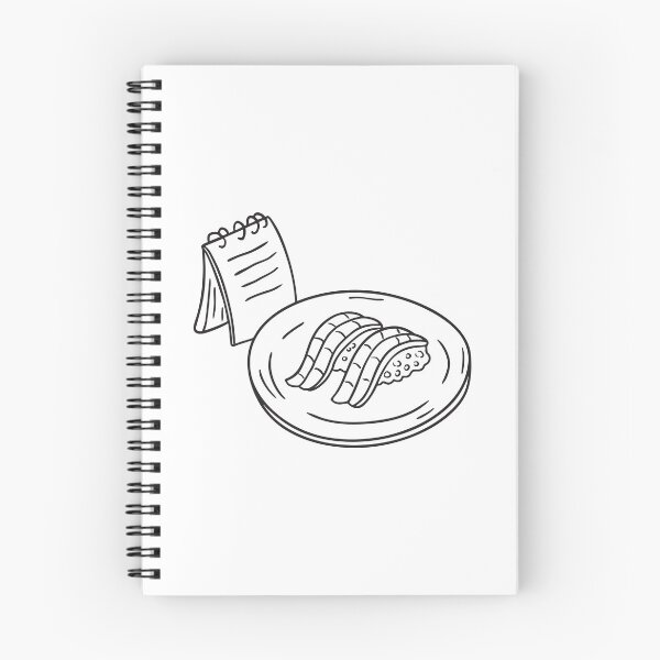 Item preview, Grilled unagi positioned close to a handwritten menu designed and sold by rasagamastore.