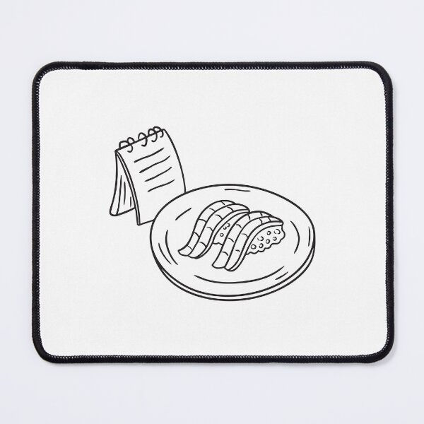 Item preview, Grilled unagi positioned close to a handwritten menu designed and sold by rasagamastore.
