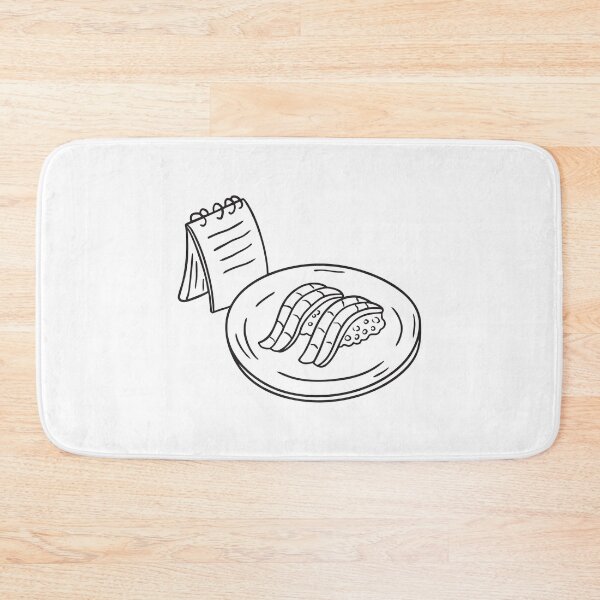 Item preview, Grilled unagi positioned close to a handwritten menu designed and sold by rasagamastore.