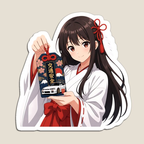 Item preview, Traditional Anime Shrine Maiden Miko Omamori JDM designed and sold by MUGEN WORKS.