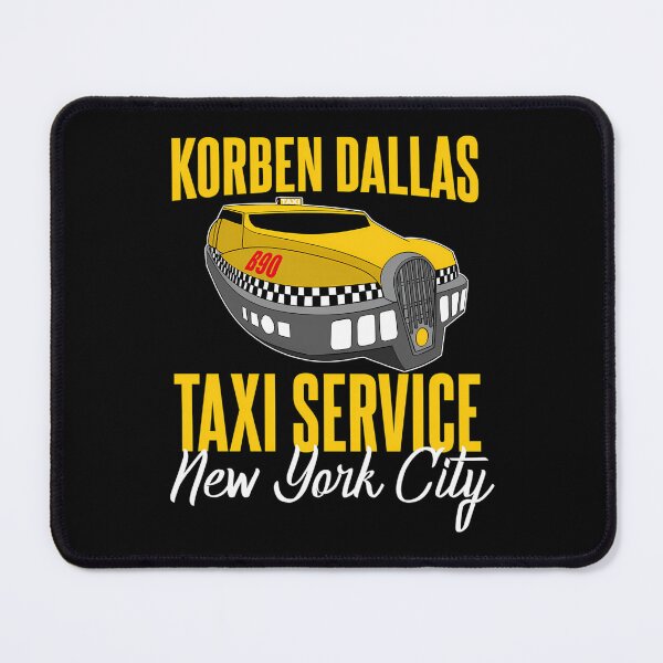 Item preview, Futuristic Yellow Flying Taxi Service New York City designed and sold by Somerbej.