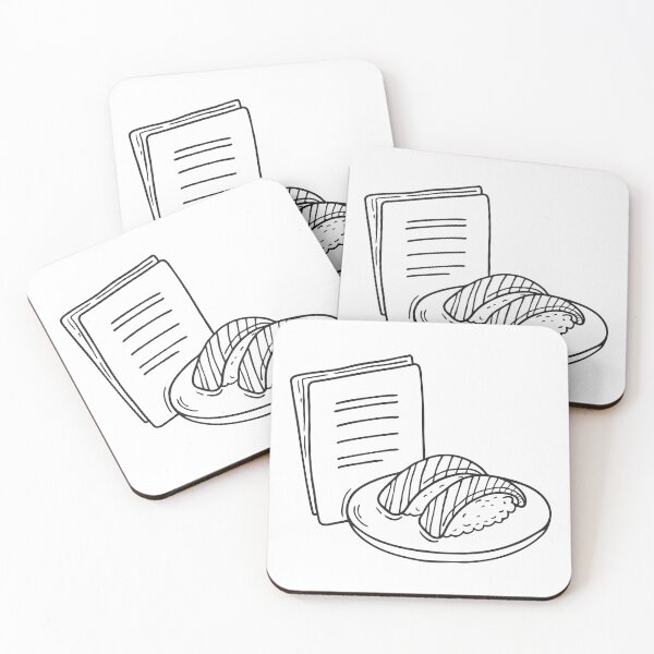 Item preview, Grilled unagi lying next to a menu with noted prices designed and sold by rasagamastore.
