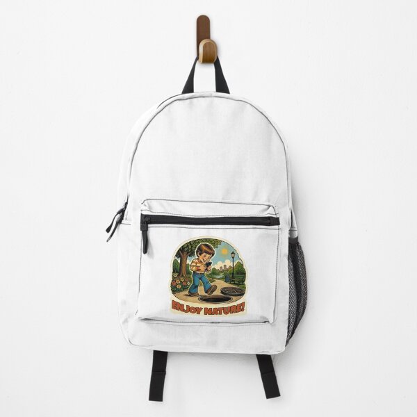 Item preview, Enjoy Nature Sarcastic Funny Retro Dark Humor designed and sold by RareVisuals.