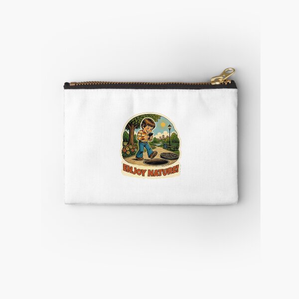 Item preview, Enjoy Nature Sarcastic Funny Retro Dark Humor designed and sold by RareVisuals.